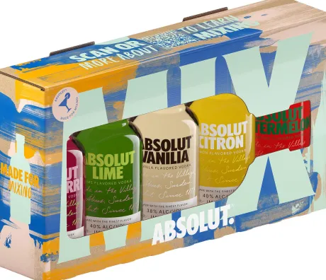 Flavoured Wodka|Wodka|Absolut Mixed Flavors Cadeaupakket