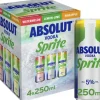 Blik|Mixdranken|Absolut & Sprite mix 4-pack