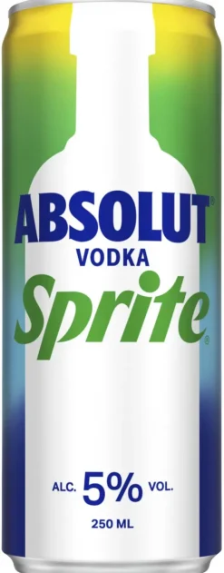 Blik|Mixdranken|Absolut Vodka and Sprite