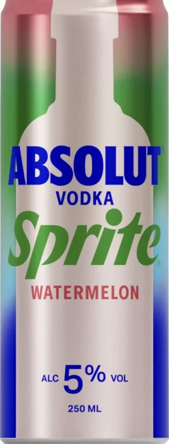 Blik|Mixdranken|Absolut Vodka and Sprite Watermelon
