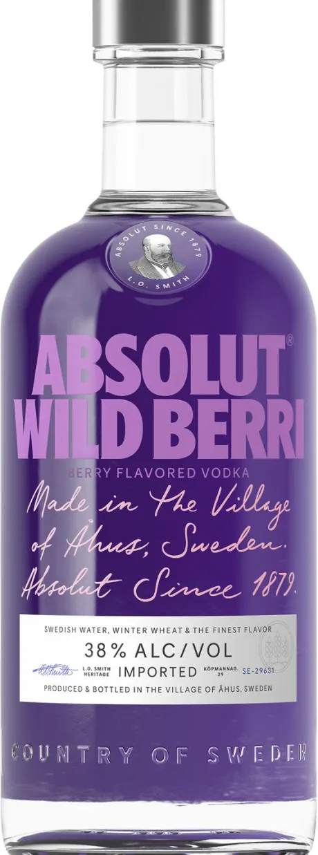 Flavoured Wodka|Wodka|Absolut Wild Berri