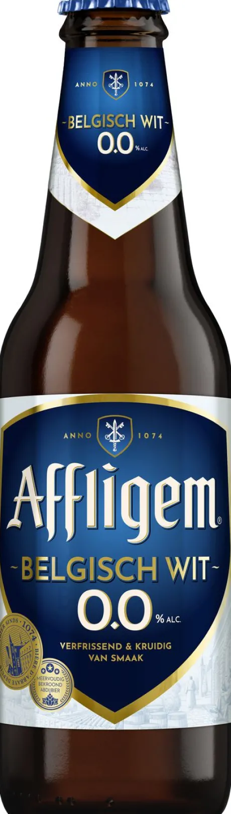 Alcoholvrij Bier|Alcoholvrije Bier|Affligem Belgisch Wit 0.0 Abdijbier Fles