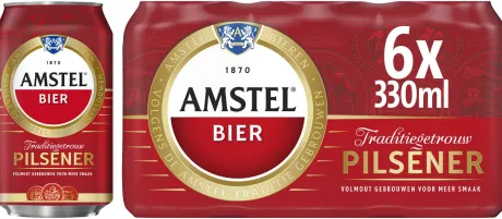 Blik|Pils|Amstel Pilsener Bier Blik