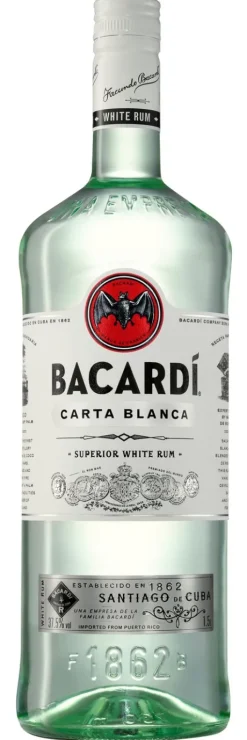 Rum|Xl Flessen|Bacardi Bacardí Carta Blanca