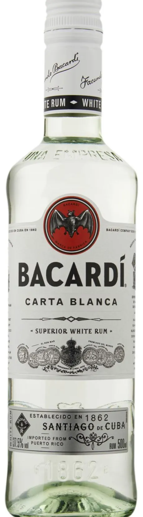 Rum|Witte Rum|Bacardi Bacardí Carta Blanca