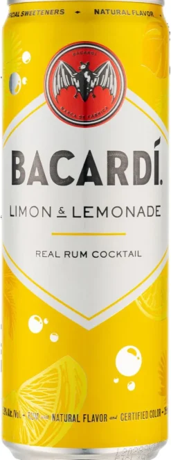 Blik|Mixdranken|Bacardi Bacardí Limon & Lemonade