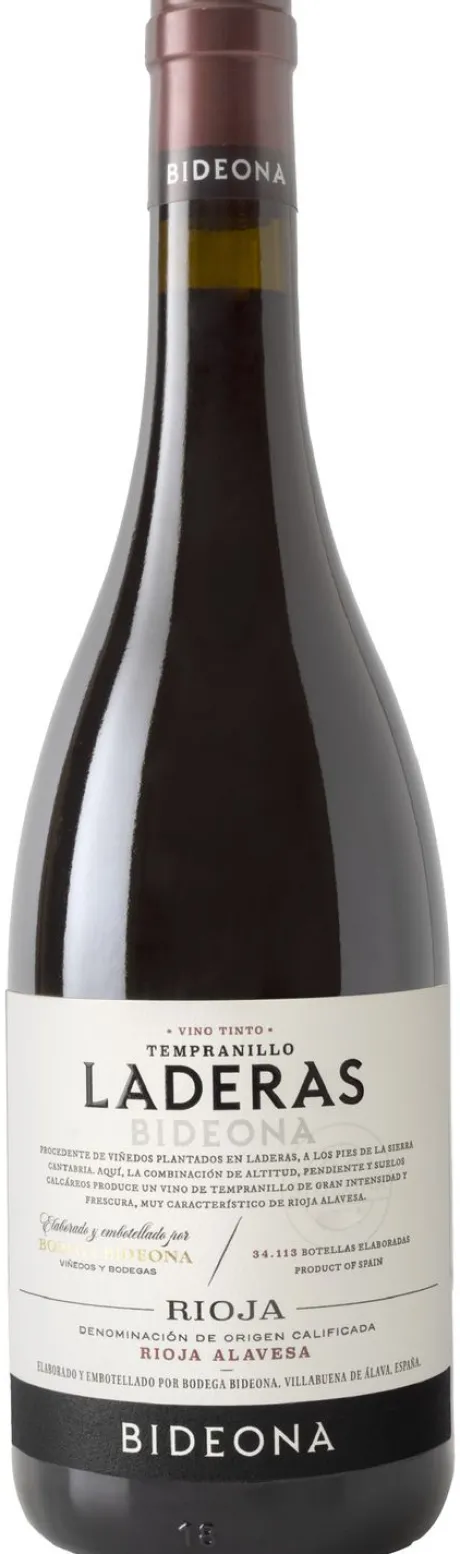 Rode Wijn|Bideona Laderas Tempranillo Rioja
