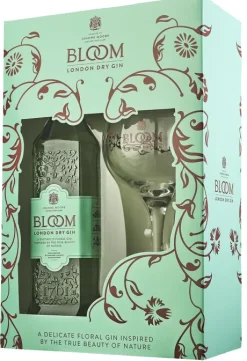 Gin|Gin|Bloom London Dry Gin Cadeaupakket met Coppa glas
