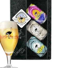 Bierpakketten|Speciaalbier|Brouwerij 't IJ Cadeauverpakking met glas