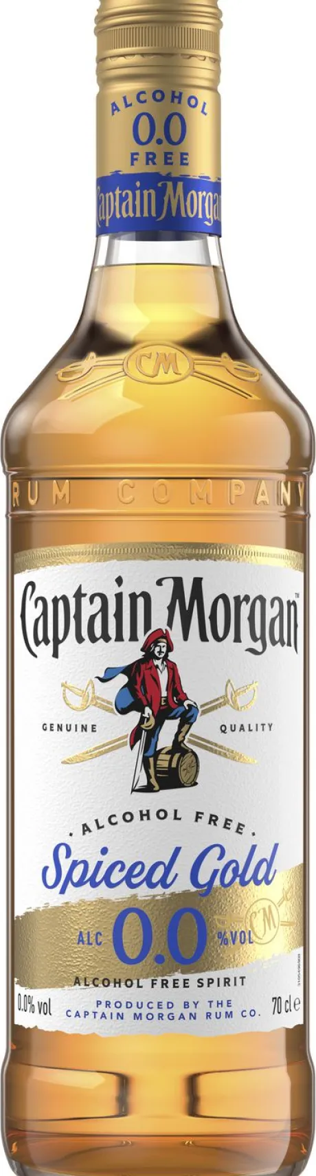 Alcoholvrije Mixen|Rum|Captain Morgan Captain Morgan Spiced Gold 0.0