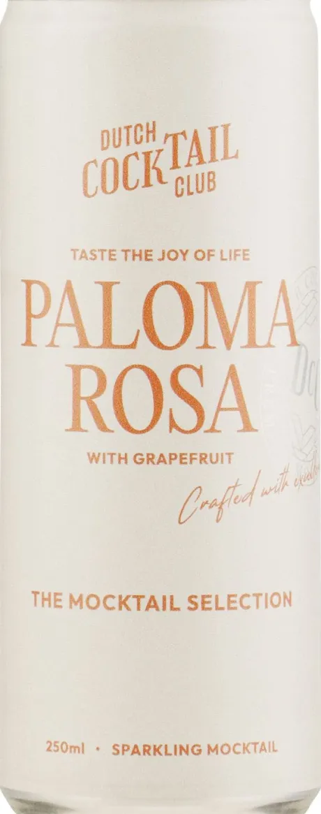 Alcoholvrije Mixen|Kant & Klaar|Dutch Cocktail Club Dutch Cocktail Club Paloma Rosa Alcoholvrij