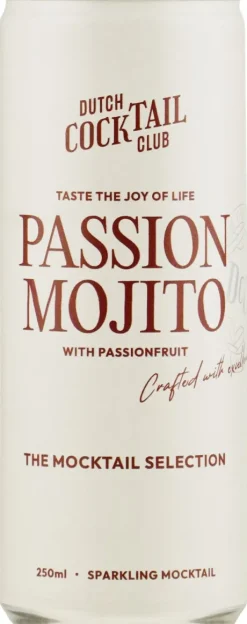 Alcoholvrije Mixen|Kant & Klaar|Dutch Cocktail Club Dutch Cocktail Club Passion Mojito Alcoholvrij
