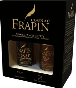 X.O. & Luxe|Cognac|Frapin Cognac VSOP & XO Mini Cadeaupakket