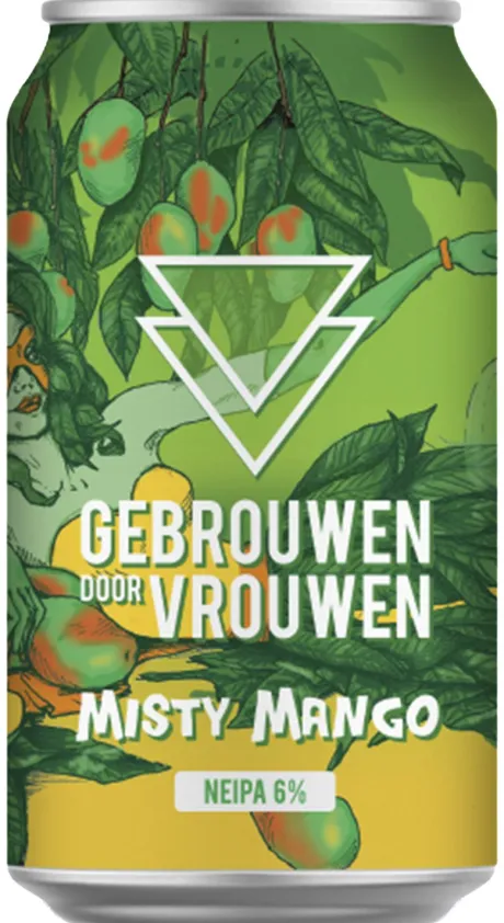 Blik|Speciaalbier|Gebrouwen door Vrouwen Gebrouwen door Vrouwen Misty Mango