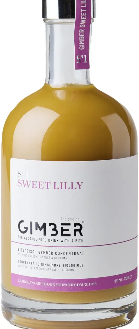 Alcoholvrij Aanbiedingen|Alcoholvrije Mixen|Gimber S°1 SWEET LILLY BIO