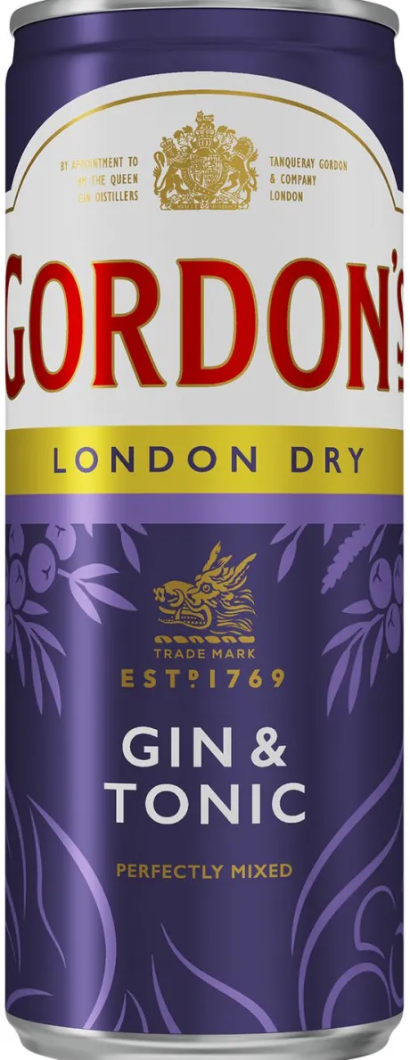 Blik|Mixdranken|Gordon's Gordon's Gin & Tonic