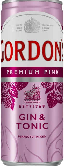 Blik|Mixdranken|Gordon's Gordon's Pink Gin & Tonic