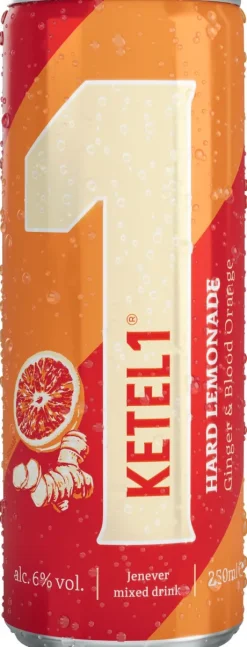 Blik|Mixdranken|Absolut Ketel 1 Hard Lemonade Ginger & Blood Orange