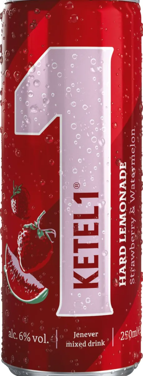 Blik|Mixdranken|Ketel 1 Ketel 1 Hard Lemonade Strawberry & Watermelon
