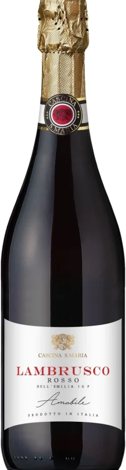 Rode Wijn|Cascina S.Maria Lambrusco Dell'Emilia Amabile Rosso