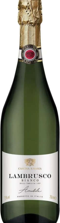 Witte Wijn|Cascina S.Maria Lambrusco Dell'Emilia Amabile Bianco