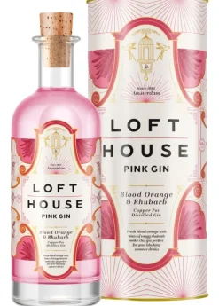Flavoured Gin|Gin|Lofthouse Loft House Pink Gin Rhubarb & Bloodorange