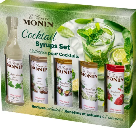 Alcoholvrije Mixen|Kant & Klaar|Monin Cocktail Set (5x5cl)
