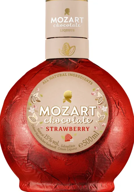 Chocoladelikeur|Mozart Strawberry White Chocolate Cream