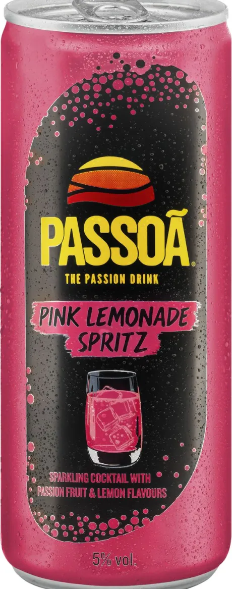 Blik|Mixdranken|Passoa pink lemonade spritz