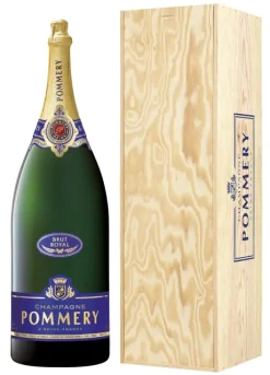 Champagne|Mousserend|Pommery Brut Royal Balthazar in Kist