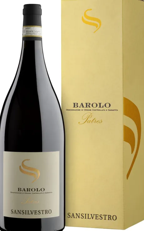 Rode Wijn|Sansilvestro San Silvestro Barolo Patres Magnum Cadeauverpakking
