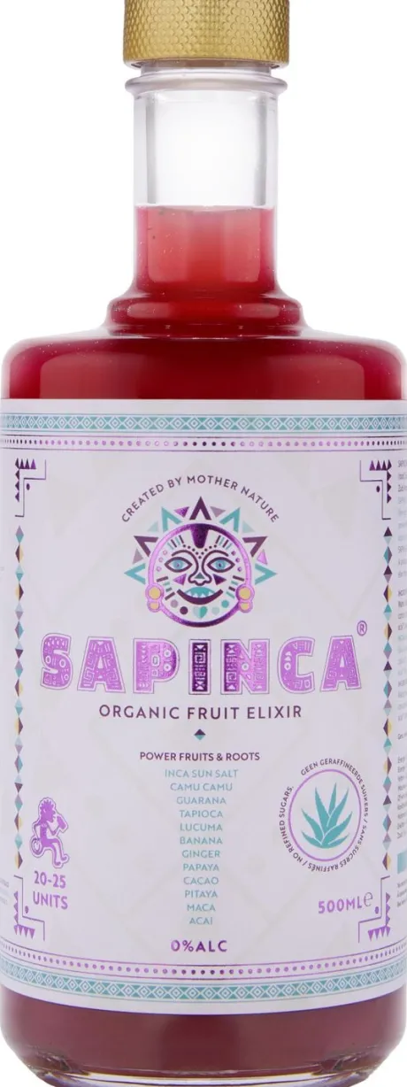 Alcoholvrije Mixen|Sapinca Organic Fruit Elixir