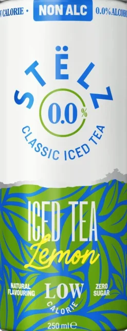 Alcoholvrije Mixen|Alcoholvrij|STËLZ Stëlz Iced Tea Lemon Alcoholvrij