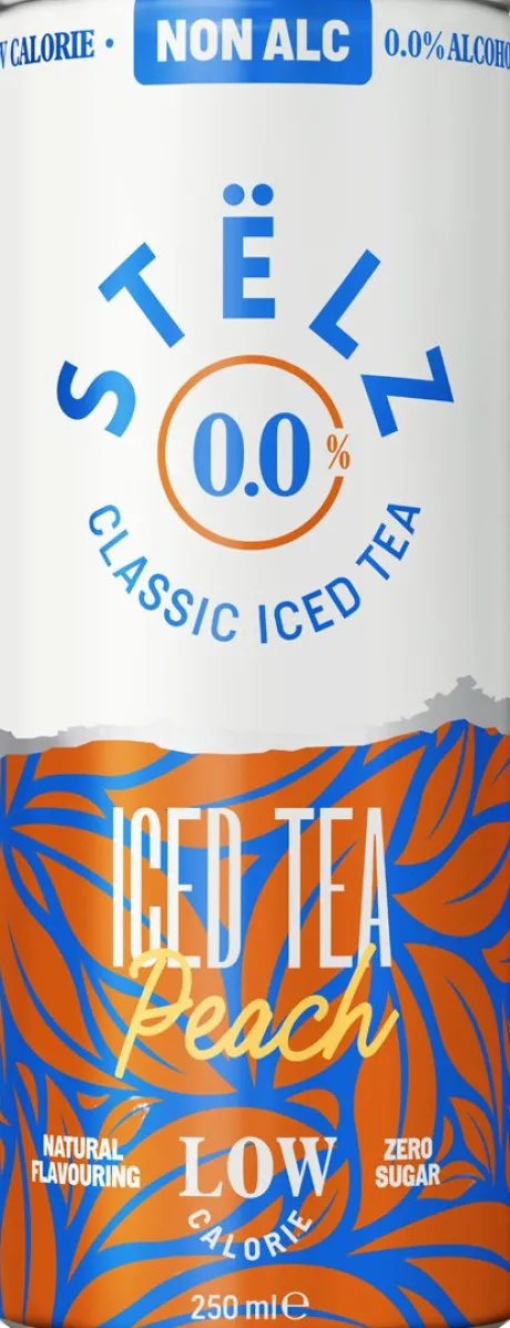 Alcoholvrije Mixen|Alcoholvrij|STËLZ Stëlz Iced Tea Peach Alcoholvrij