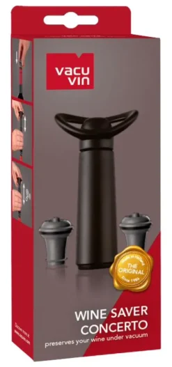 Wijn Accessoires|Vacu Vin Vacu Vin Wine Saver Concerto Zwart