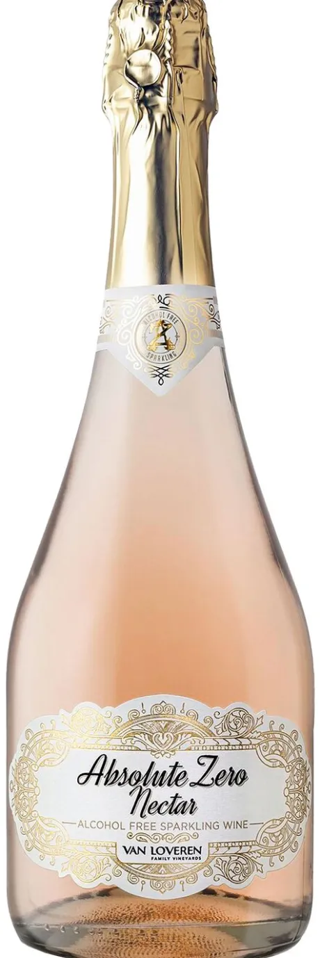 Alcoholvrij|Alcoholvrije Mousserende Wijn|Van Loveren Van Loveren Absolute Zero Nectar Rose