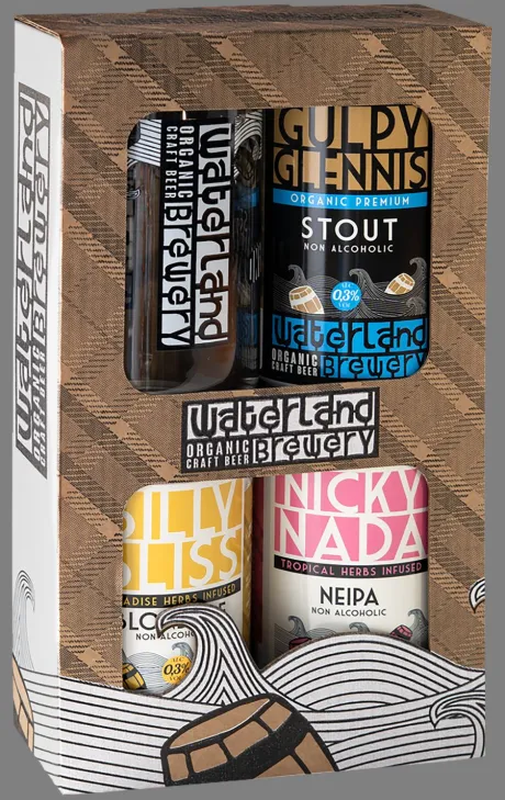 Bierpakketten|Speciaalbier|Waterland Brewery Waterland Brewery 0.0 met Glas